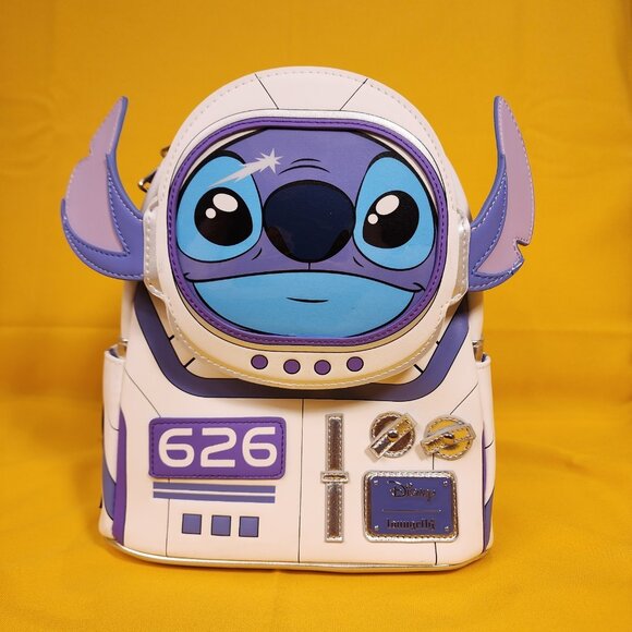 Loungefly Disney Lilo & Stitch Astronaut Space Stitch Figural Mini Backpack NEW main image 13